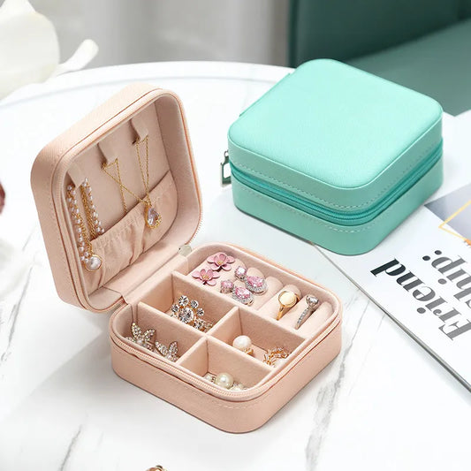 box travel necklace ring jewelry box, portable